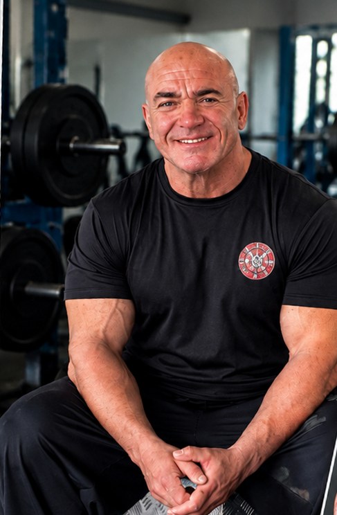 Steve Cart in the gym